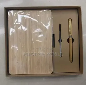 3 Pieces Bamboo Notebook Set
