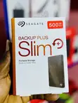 Seagate Backup Plus Slim 500GB Portable External Hard Drive - 3