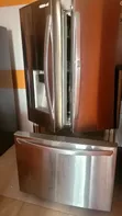 LG Firijin Kofa Biyu - Launin Azurfa - 2