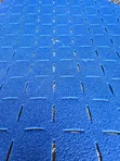 Interlocking Rubber Floor Mat - Blue - 1