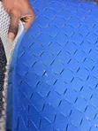 Interlocking Rubber Floor Mat - Blue - 3