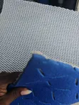 Interlocking Rubber Floor Mat - Blue - 4