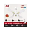 Itel Fan Jirgin Sama Mai Amfani Da Hasken Rana 24" 18W - 1