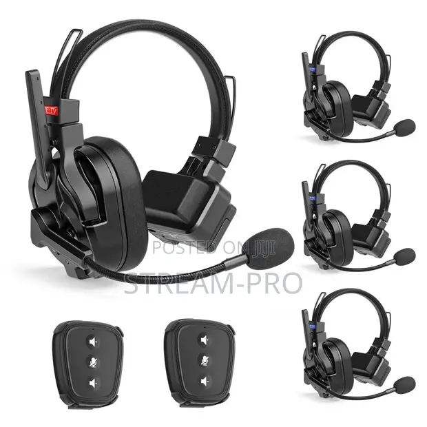 CAME-TV KUMINIK8 PRO Wireless Intercom Headset - 4 Headsets + 2 NANO - 1