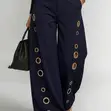 Fashion Nova Mata Black Hips Ankle Ring Jeans - 1