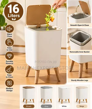 1 Piece High Clamshell Trash Can T361