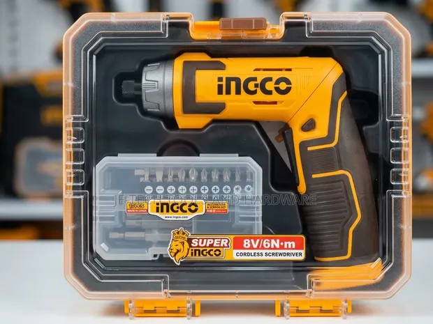Ingco 8V Cordless Screwdriver Kit - 1