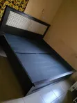 6x6 Queen Size Bed Frame - Baki & Grey - 2