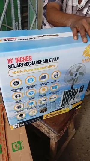 GE Fan mai caji - Sabon Abu