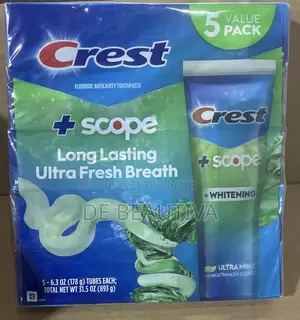 Crest Complete Plus Scope Toothpaste Value Pack - 5 Tubes