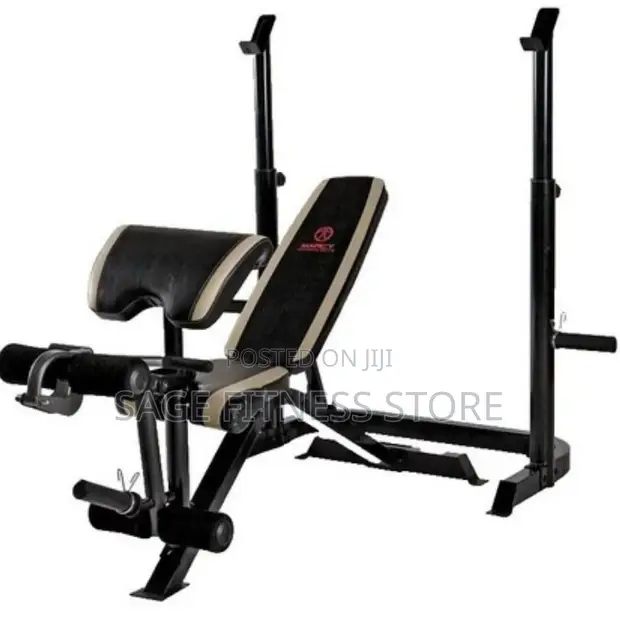 Supermax Pro Mai Daidaita Kujerar Gyaran Jiki da Rack na Squat - 1