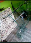 Modern Standing Glass Pulpit - 1