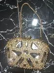 Classy Gold Mini Handbag - 3