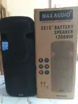 Maxi Audio Double 15" Rechargeable Speaker - 1