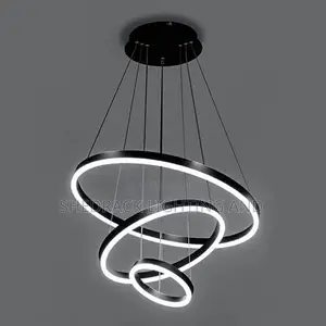 Luxury 3-Ring LED Chandelier