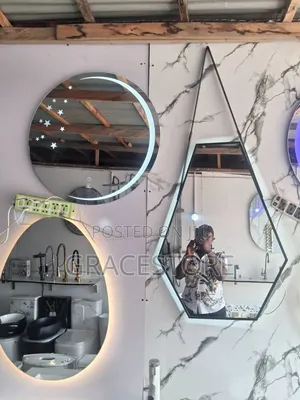 LED Mirror with Shelf