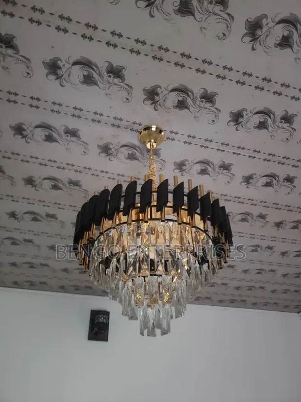 GE Lighting 3-Tier Chandelier, Used - 1