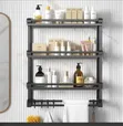 Royal Heritage Black Bathroom Decorative Shelves - 2