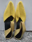 Women's Yellow Half Cover Shoes - 1