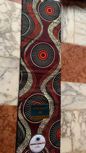 Super Quality Native Wax Ankara Fabric, 6 Yards