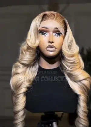 5x5 Bounced Blend Curly Human Hair Extensions - Golden Blond