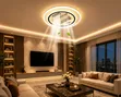 Frameless Ceiling Light with Fan - 2