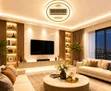 Frameless Ceiling Light with Fan - 4