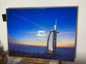 60x80cm Unbreakable Acrylic Frame with Crystal Stone