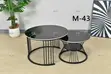 Luxury Ceramic Top 2-Piece Center Table Set - 1