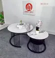 Luxury Ceramic Top 2-Piece Center Table Set - 2