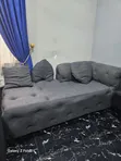 3 Seater Tufted Sofa - Grey - 2