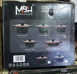 MBH 5-Piece Granite Cookware Set