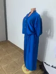 Abc Mata Blue Silk Loungewear Set (M) - 1