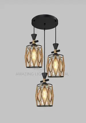 GE Lighting 3-Drop Pendant Lamp