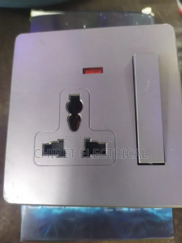 Single Socket, Silver Colour - 1