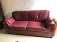 3 Seater Sofa - Wine Colour, Leather - 2