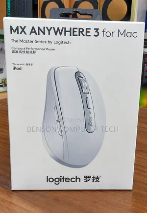 Logitech MX Anywhere 3 for Mac Wireless Mouse (White)