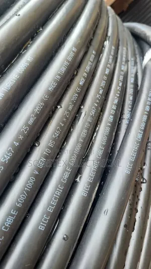 25mm x 4 Core BICC Igbe Wutar Lantarki