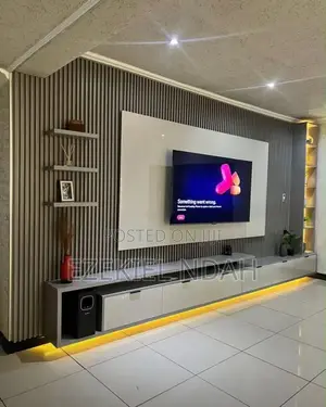 Home Interiors TV Console with Lights