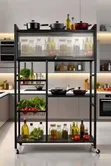 Multi-Tiered Multifunctional Storage Rack with Cover (Type A) - 1