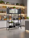 Multi-Tiered Multifunctional Storage Rack with Cover (Type A) - 3