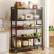 Multi-Tiered Multifunctional Storage Rack with Cover (Type A) - 4