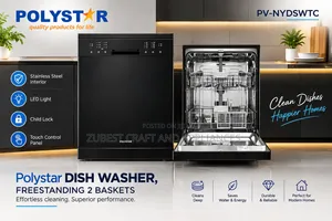 Brand New Polystar Freestanding Dishwasher