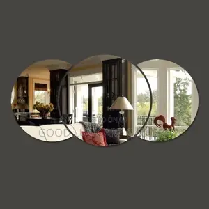 Luxury Triple Circle Mirror Art Set