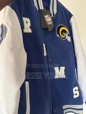 Sabon NFL Team Apparel Jacket - Blue, Girman L