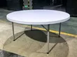 6ft Round Foldable Banquet Table - 1