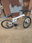 Foldable White Benz Bicycle - 1