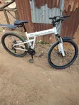 Foldable White Benz Bicycle - 2