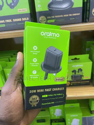 Oraimo OCW-5202UCC 20W Type-C Fast Charger