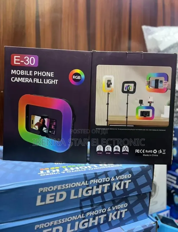 E-30 LED RGB Ring Light - 1
